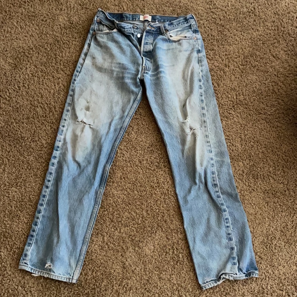 distressed vintage levis